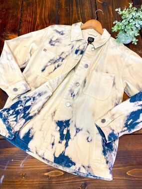 Urban Outfitters BDG acid washed dyed denim trucker jacket women’s size small